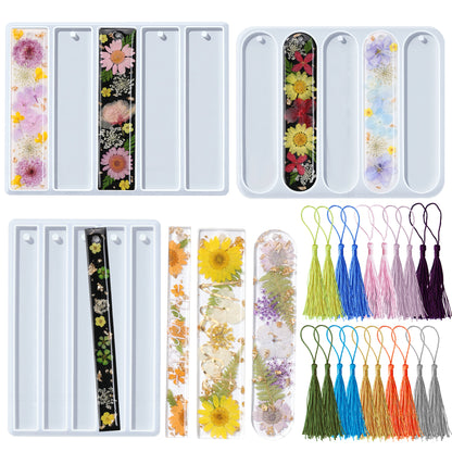 3-in-1 Bookmark Resin Molds