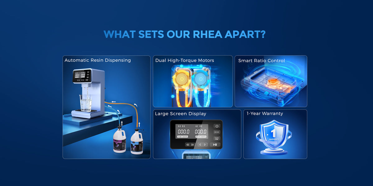 Relia Machine Rhea Auto Pump Machine For Resin – Let's Resin