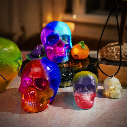 silicone skull mold set