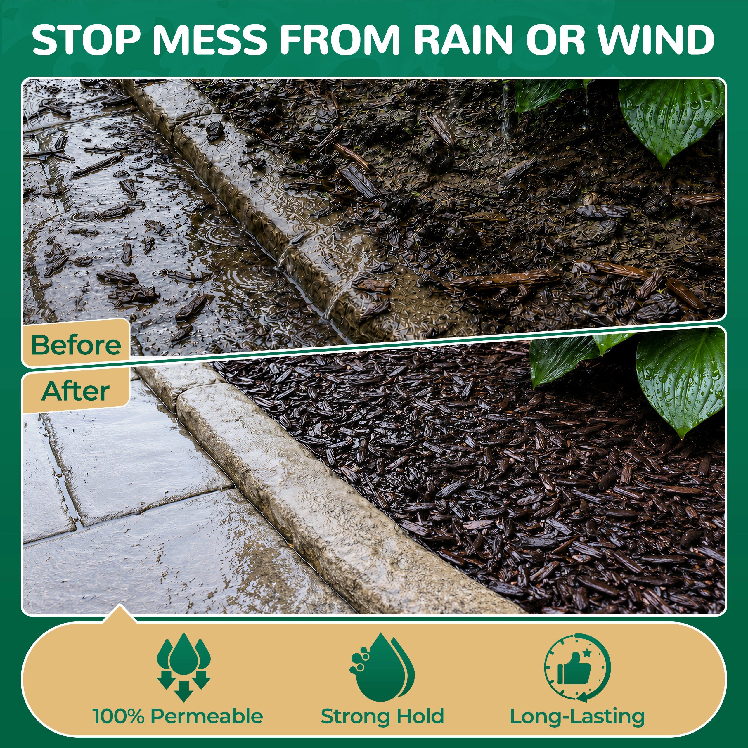 Mulch &amp; Rock Glue