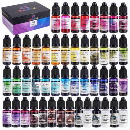 High Concentrated Alcohol Ink Set - 48 color/Each 10ml