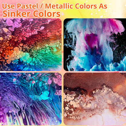 High Concentrated Alcohol Ink Set