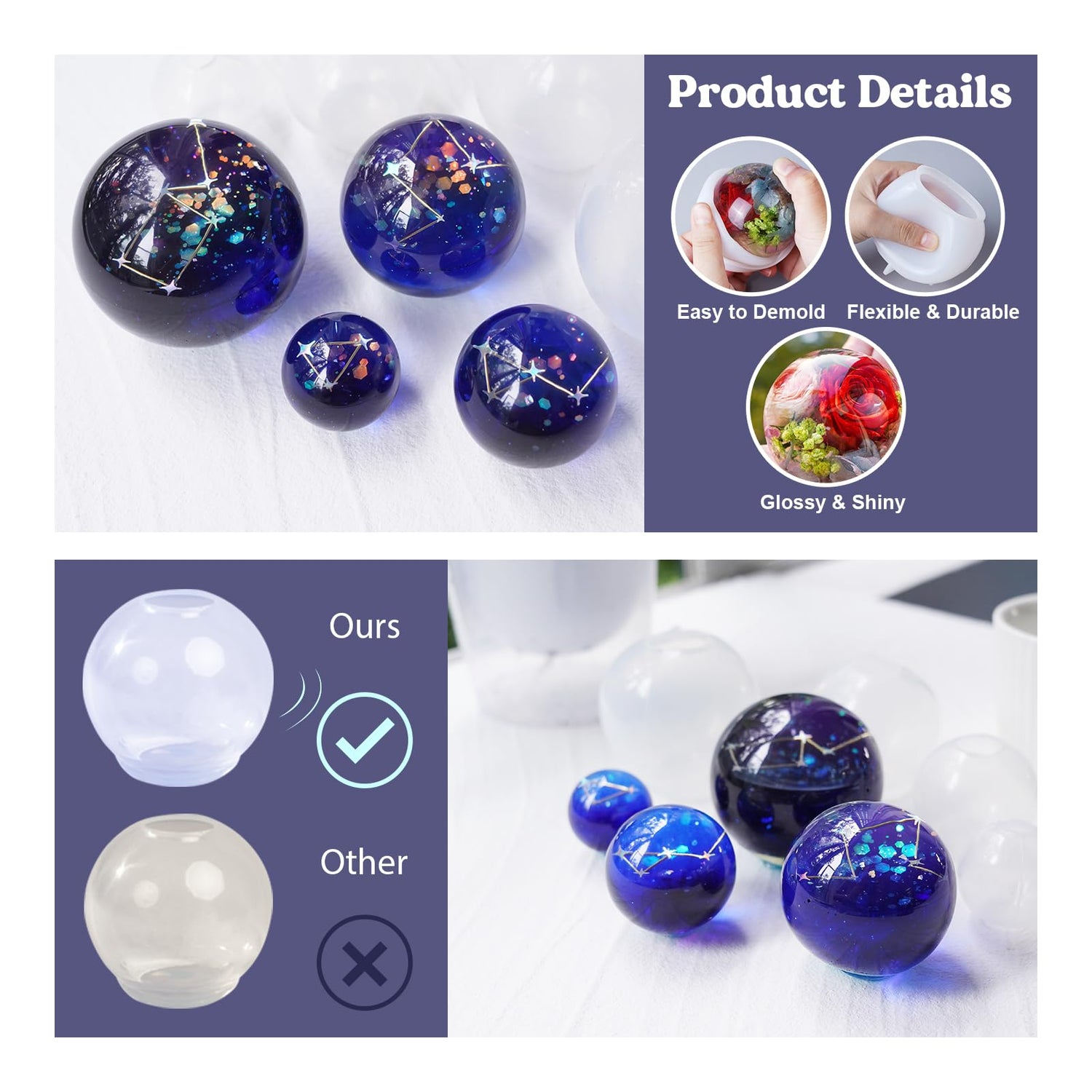 Sphere Molds Resin Beginner Kit