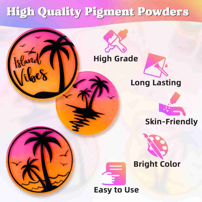 Deep Pink Fluorescent Pigment Powder - 100g
