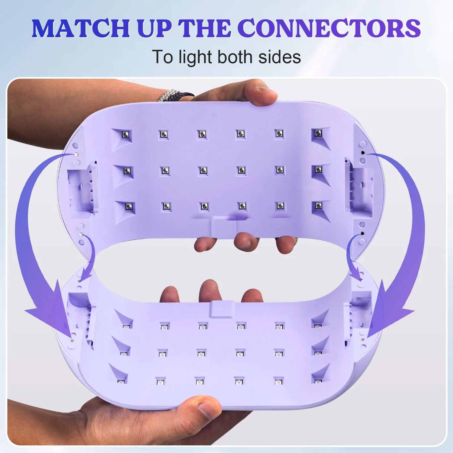 Double-Sided UV Resin Light