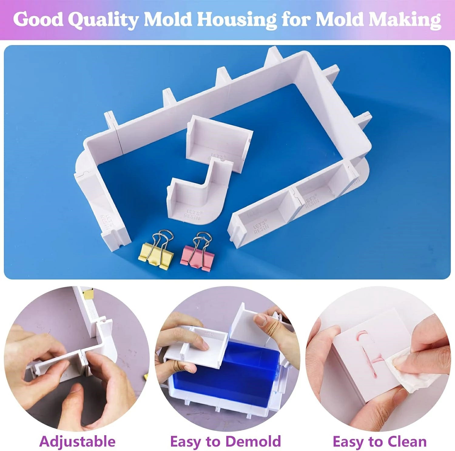 Let's Resin Adjustable Mold Housing For Resin Kit