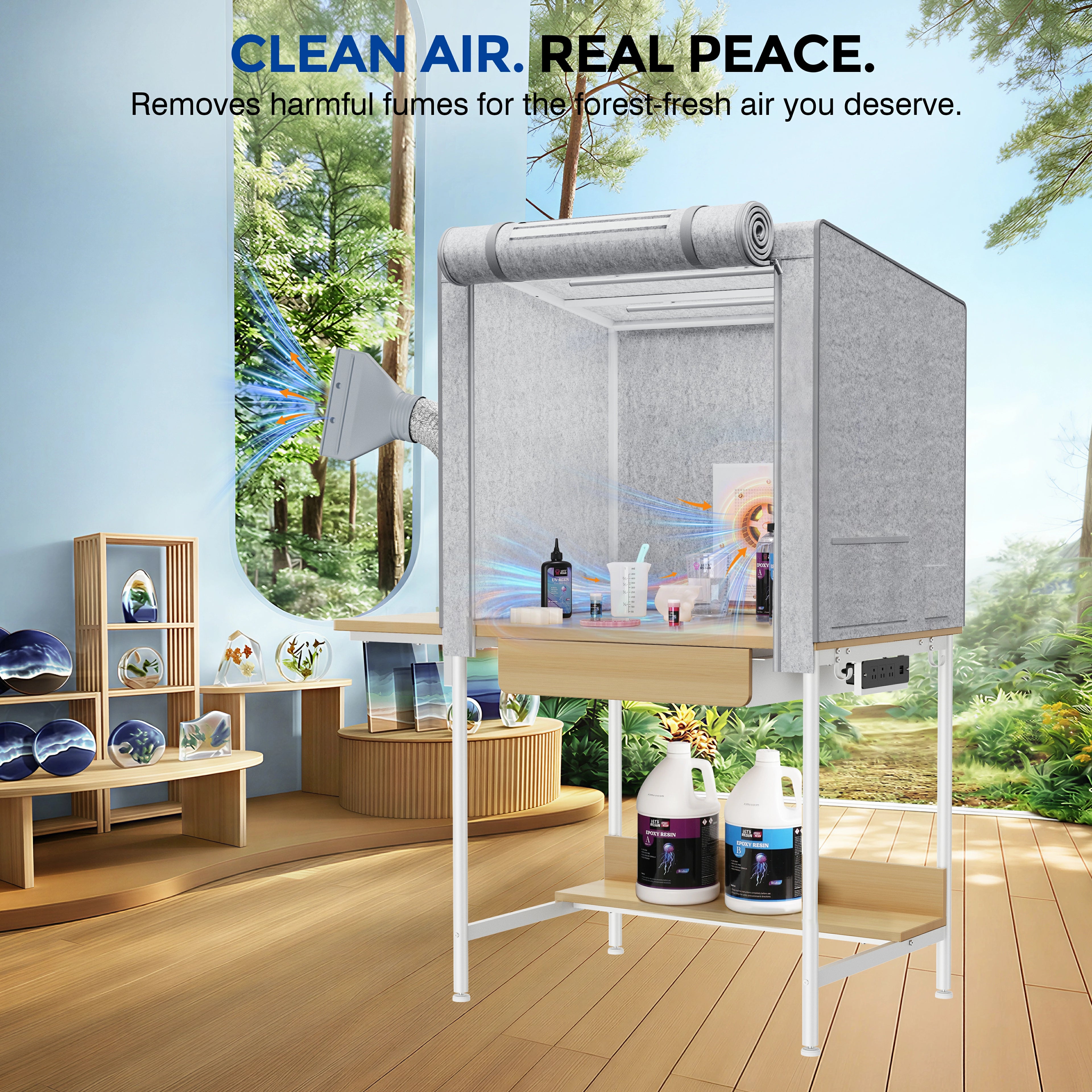 AirCube Multi-Function Purification Workbench