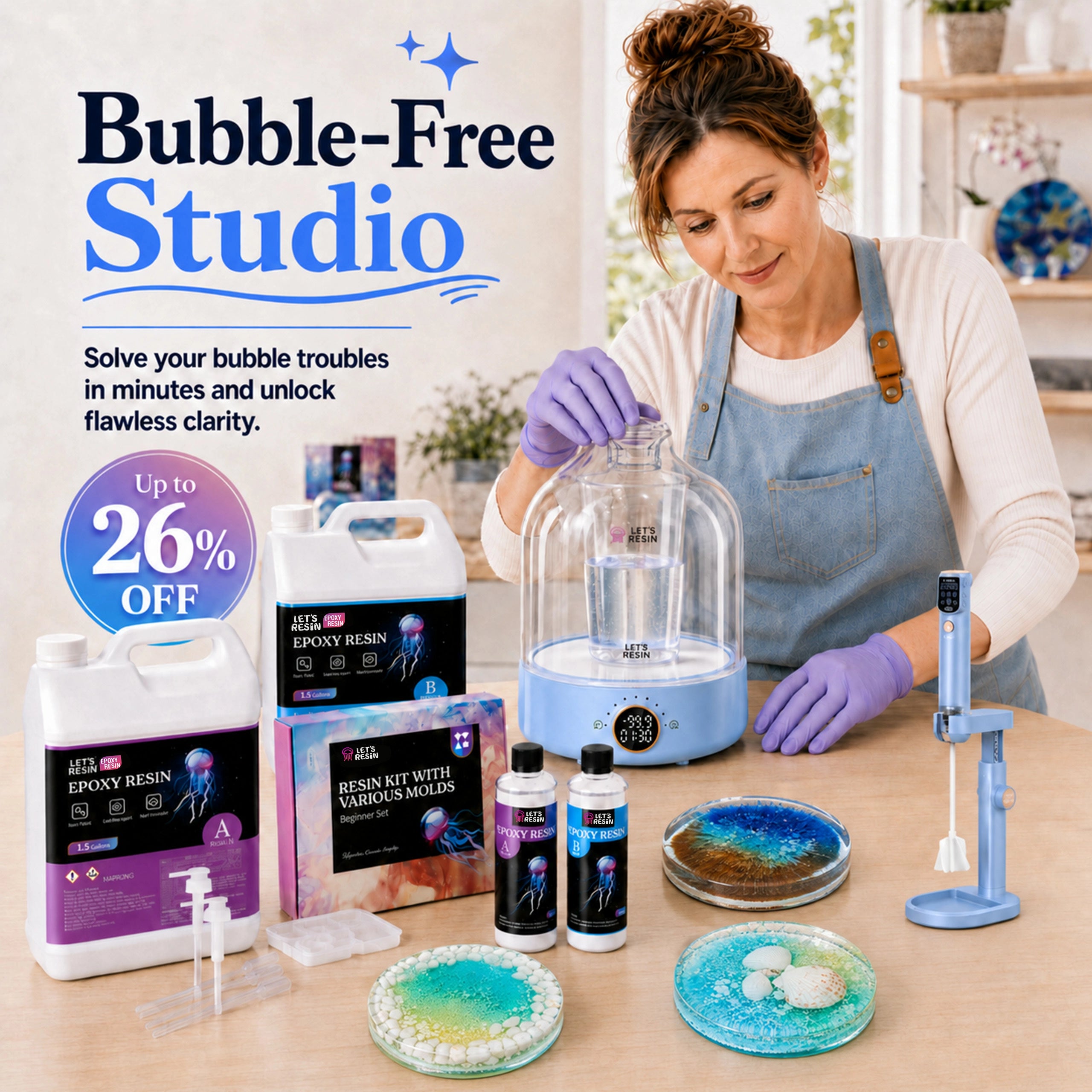 Bubble-Free Studio