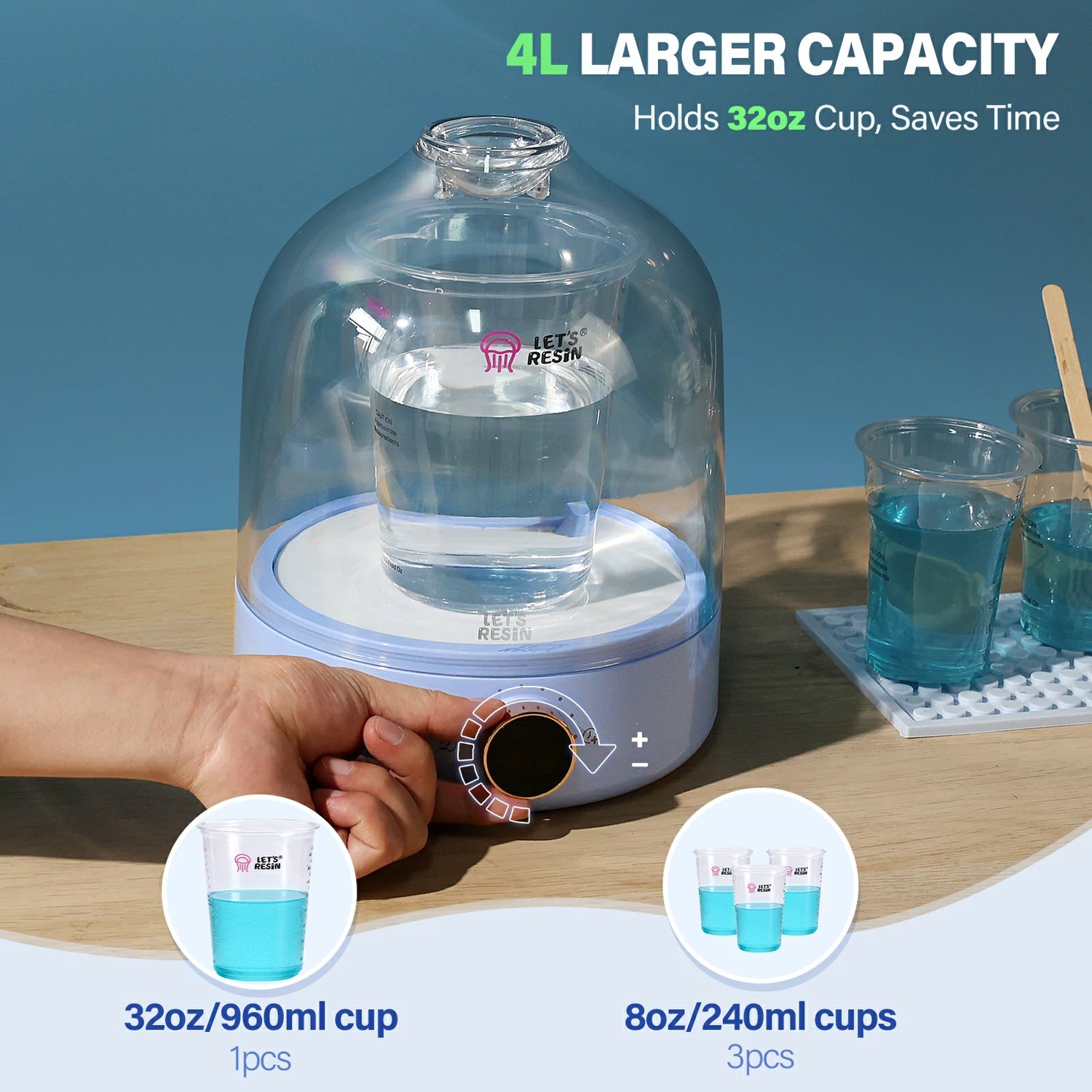 Istoyo Vacuümkamer Epoxy Siliconen Luchtbel Verwijderaar ISTOYO Smart Resin Bubble Remover - Verwijdert 99% Luchtbellen In 5-8 Minuten, 95kPa Vacuümkamer Voor Epoxy & UV-hars Istoyo Airless Machine Istoyo Vacuümkamer Epoxy Siliconen Luchtbel Verwijderaar ISTOYO Smart Resin Bubble Remover - Verwijdert 99% Luchtbellen In 5-8 Minuten, 95kPa Vacuümkamer Voor Epoxy & UV-hars Istoyo Airless Machine