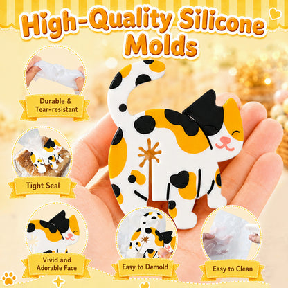 Animal Bread Clip Resin Molds