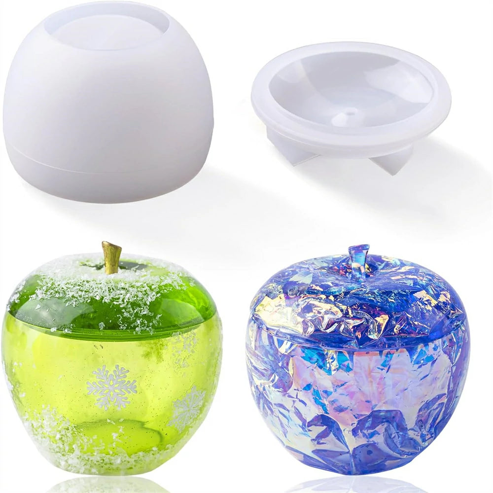 Apple Jar Molds with Lid Stem