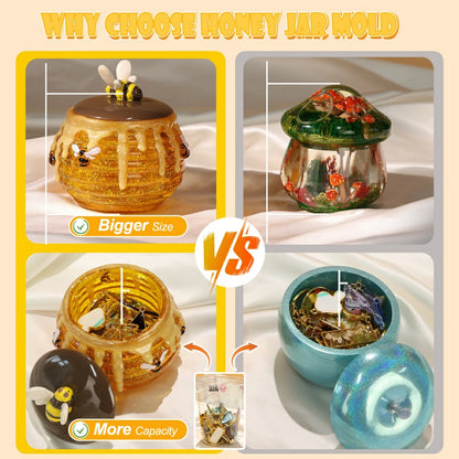 Bee Jar Resin Mold
