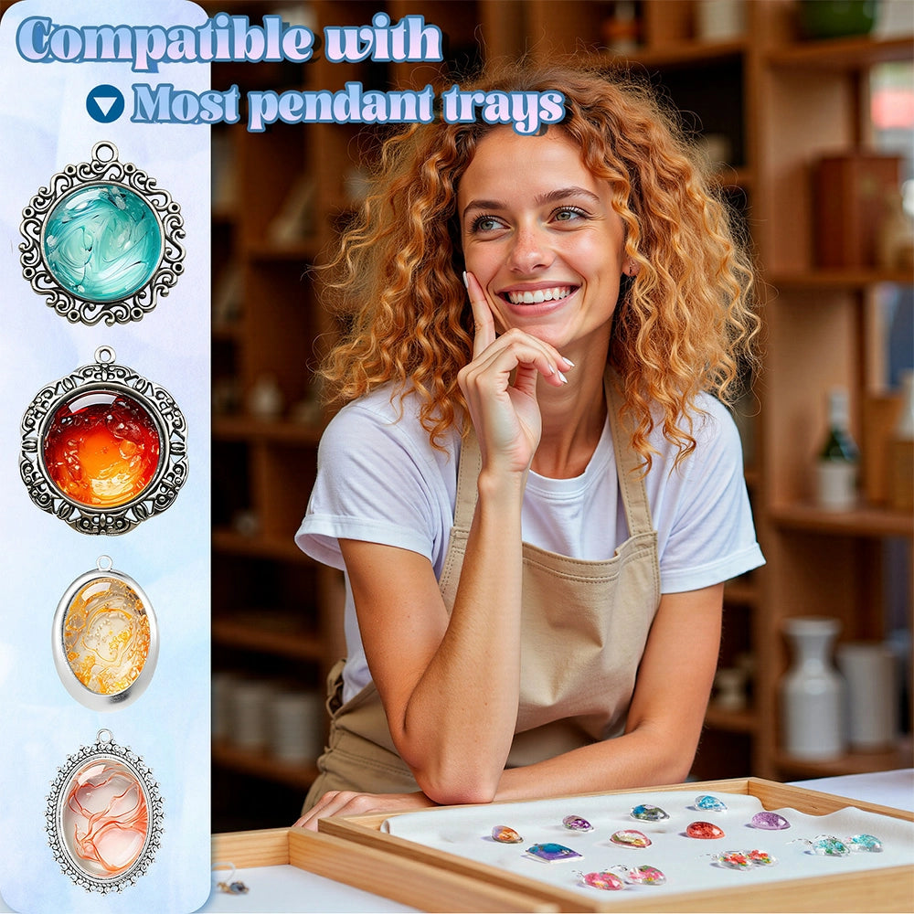 Gems Resin Molds For Pendant Making
