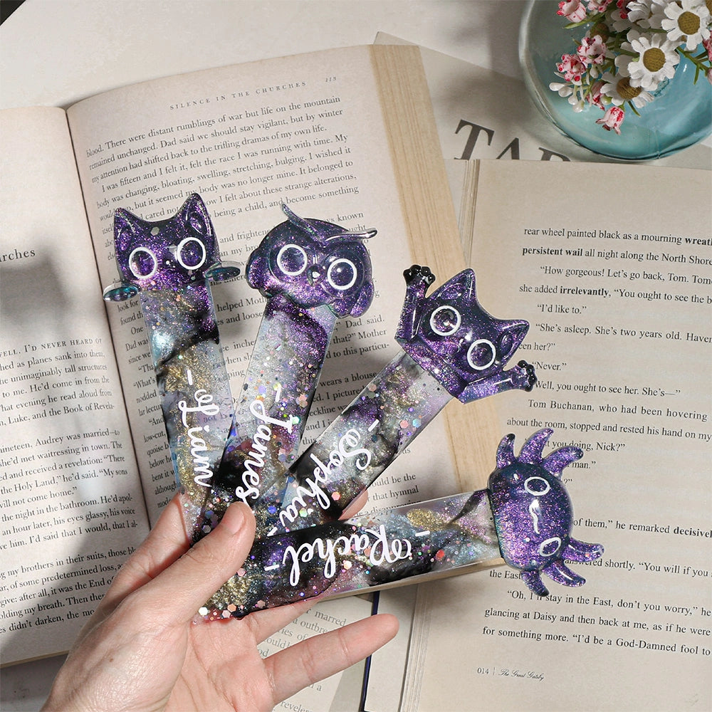 Cute Animal Bookmark Silicone Molds for Epoxy Resin