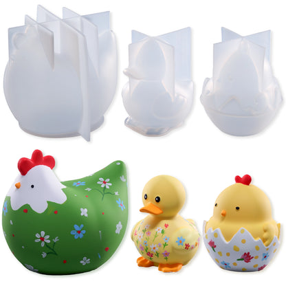 Chick &amp; Duck Resin Molds