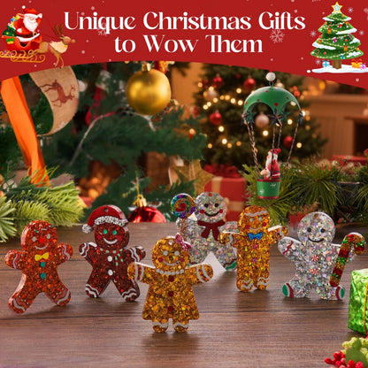 Gingerbread Man Silicone Resin Molds