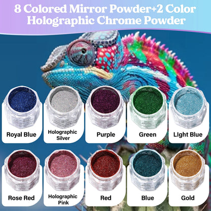 10 Colors Letsresin Chrome Powder