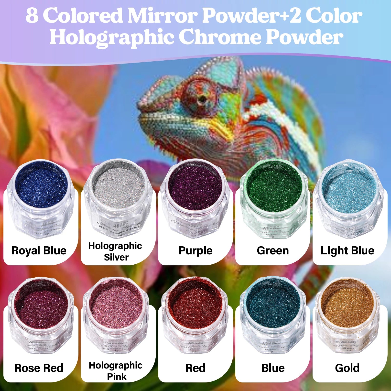 Metallic Mirror Effect Chrome Powder