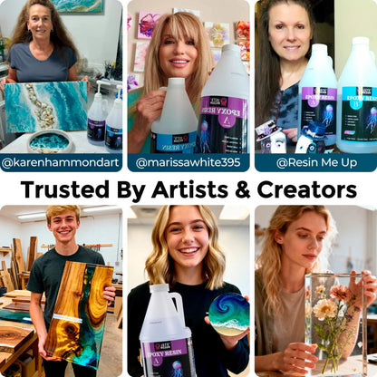 clear epoxy resin DIY craft