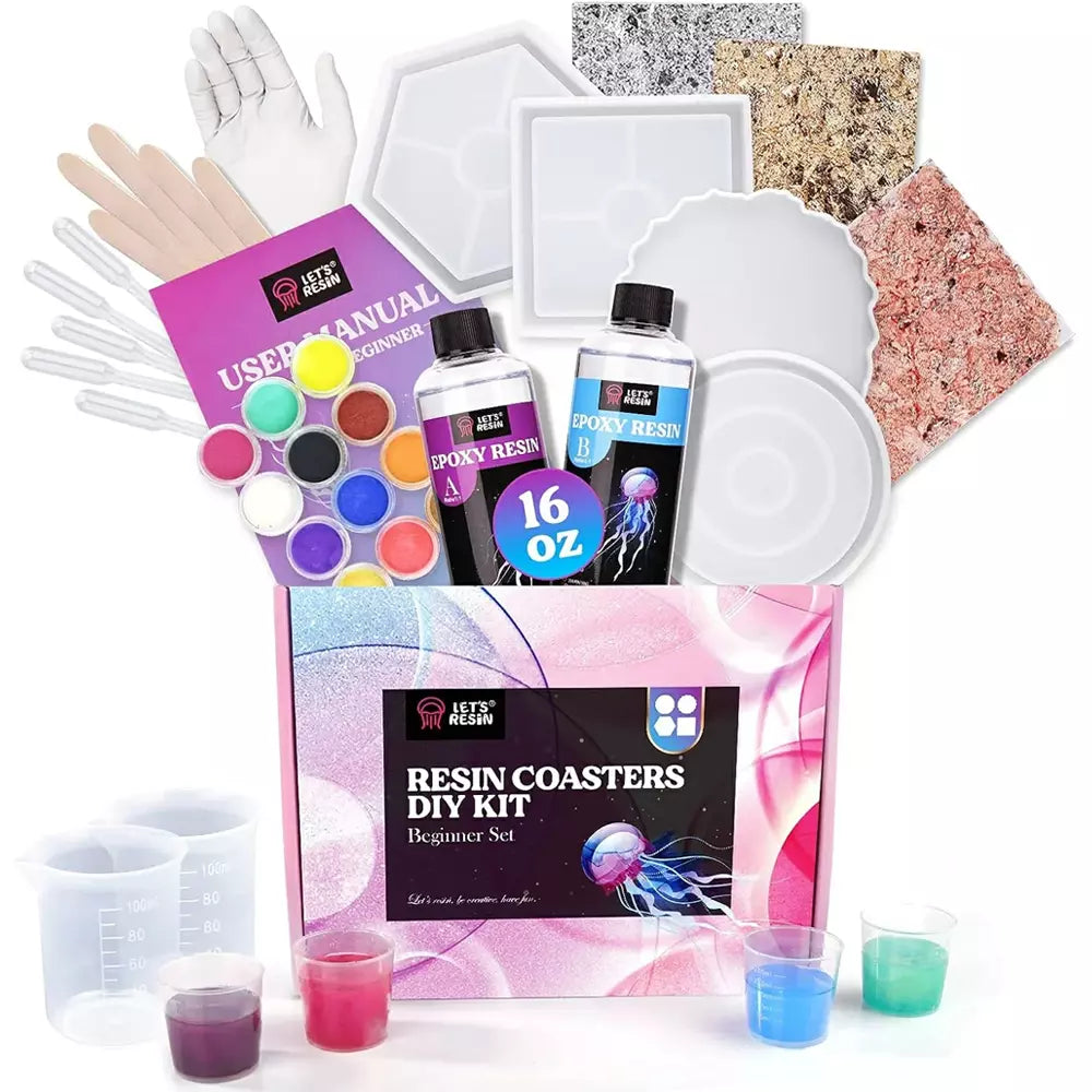 Coaster Epoxy Resin Kit for Beginners