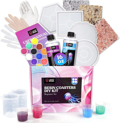 Coaster Epoxy Resin Kit for Beginners