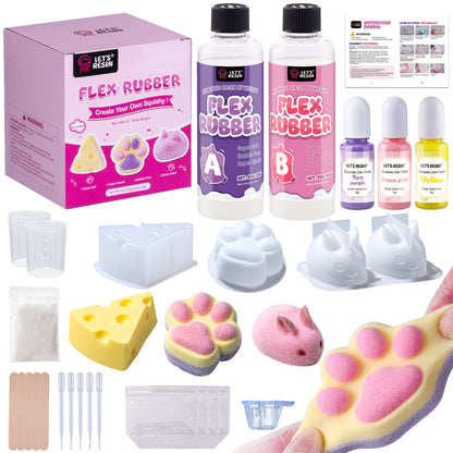 Cute Trio Taba Squishy Making All-in-one Kit