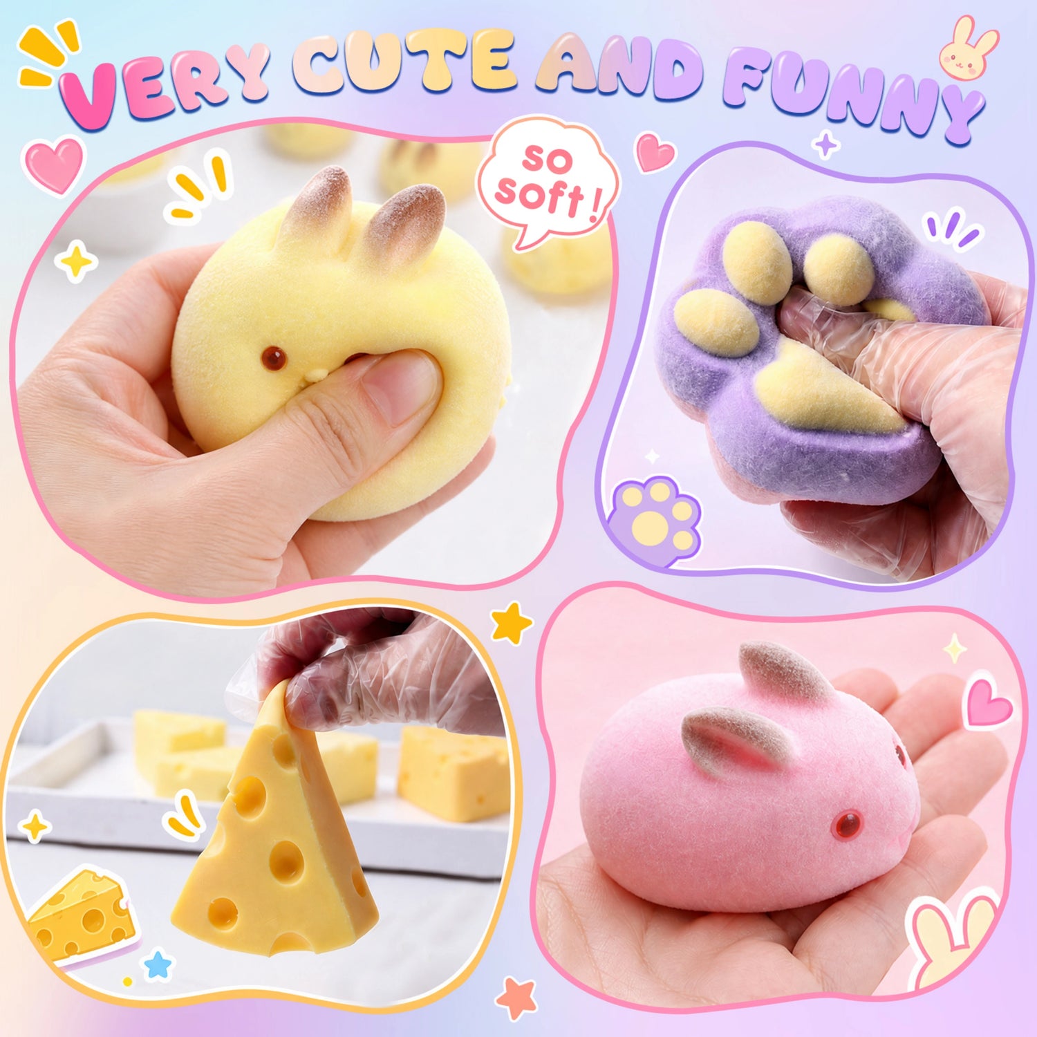 Cute Trio Taba Squishy Making All-in-one Kit