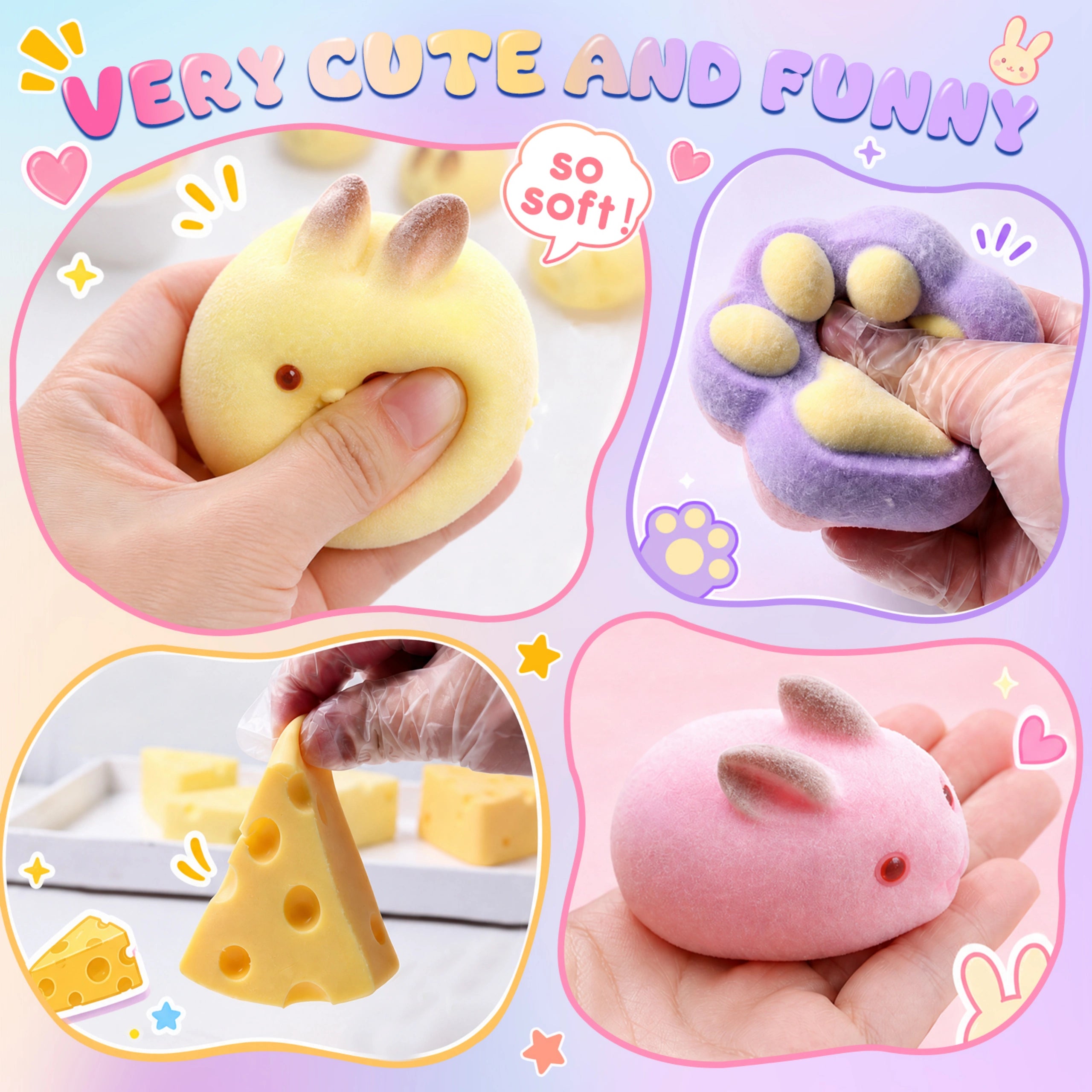 Cute Trio Taba Squishy Making All-in-one Kit