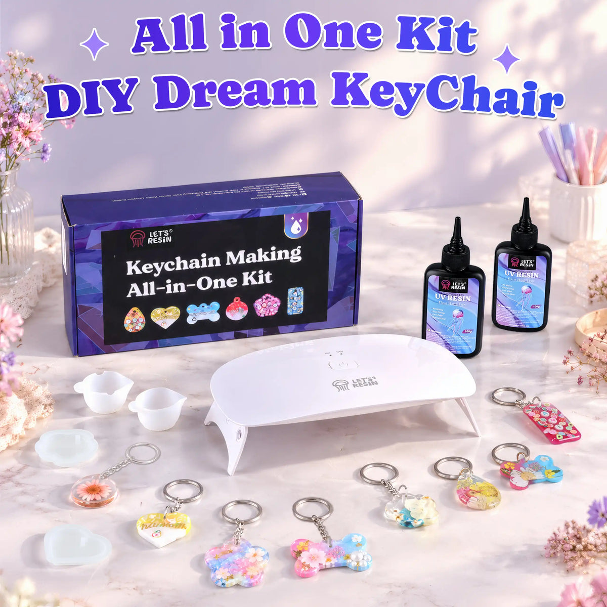 Keychain Making All-in-one Kit