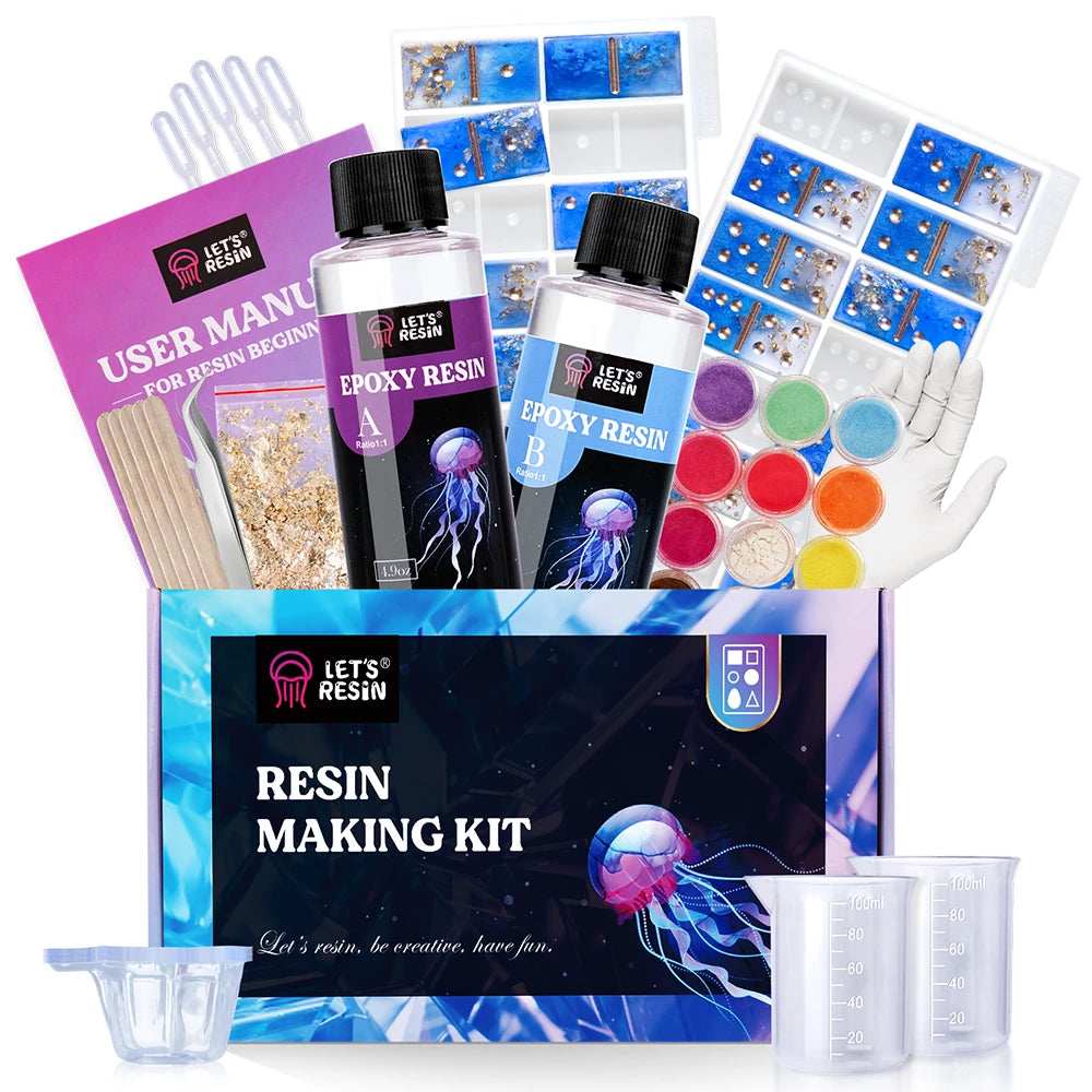 Epoxy Resin Kit All-in-One – Easy Starter Kits for DIY Resin Artists ...