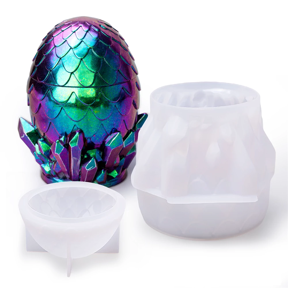 Dragon Egg Jar Resin Mold