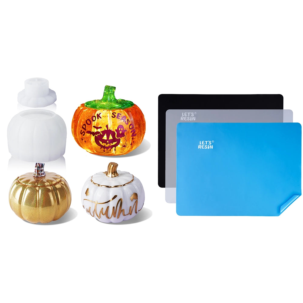 Pumpkin Jar Resin Molds