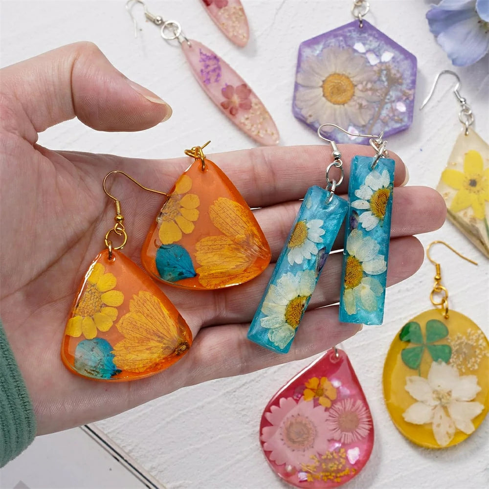 Resin Earring Molds – Silicone Jewelry Molds for Earrings Pendants