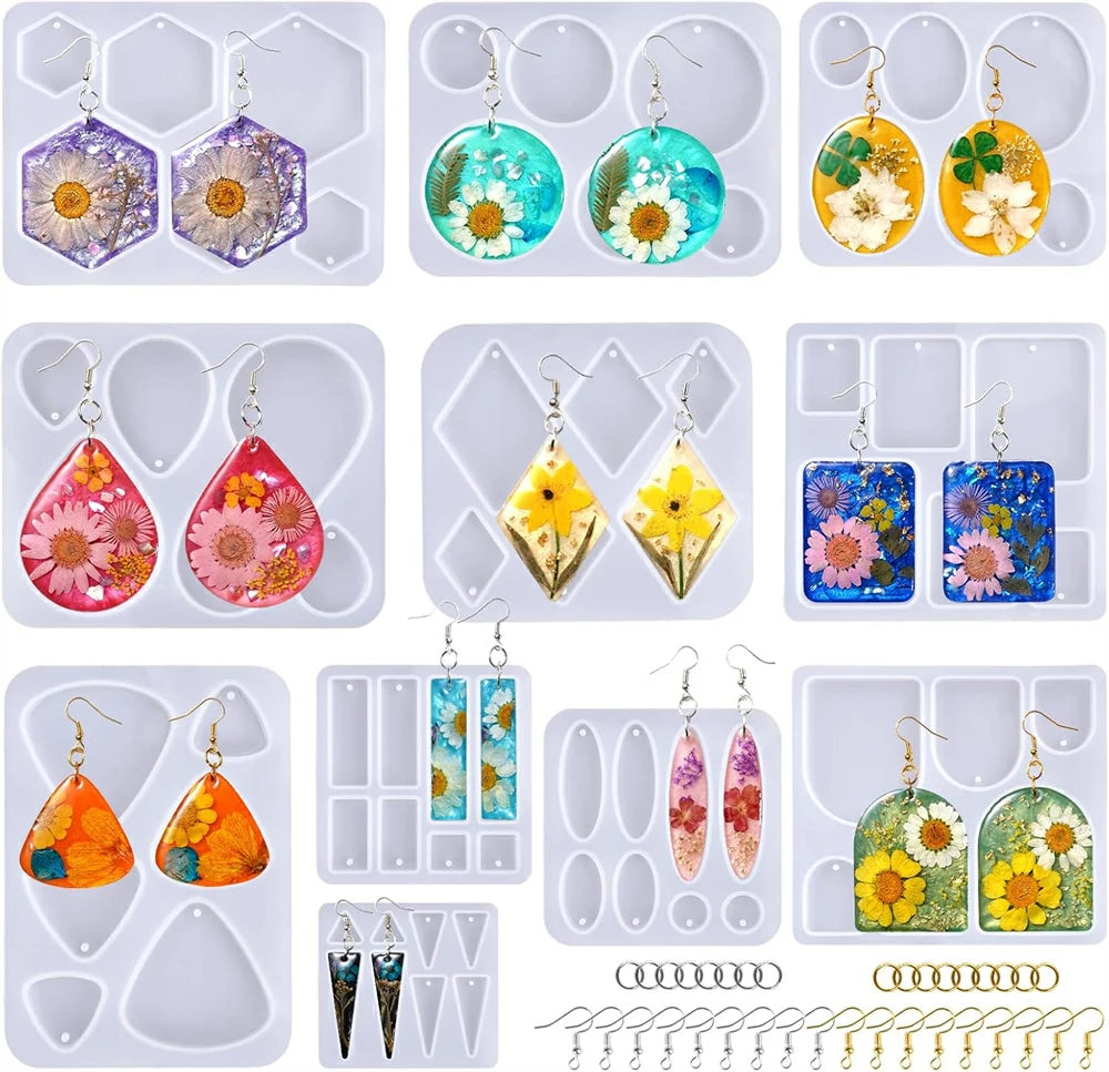 Earring Pendants Resin Molds