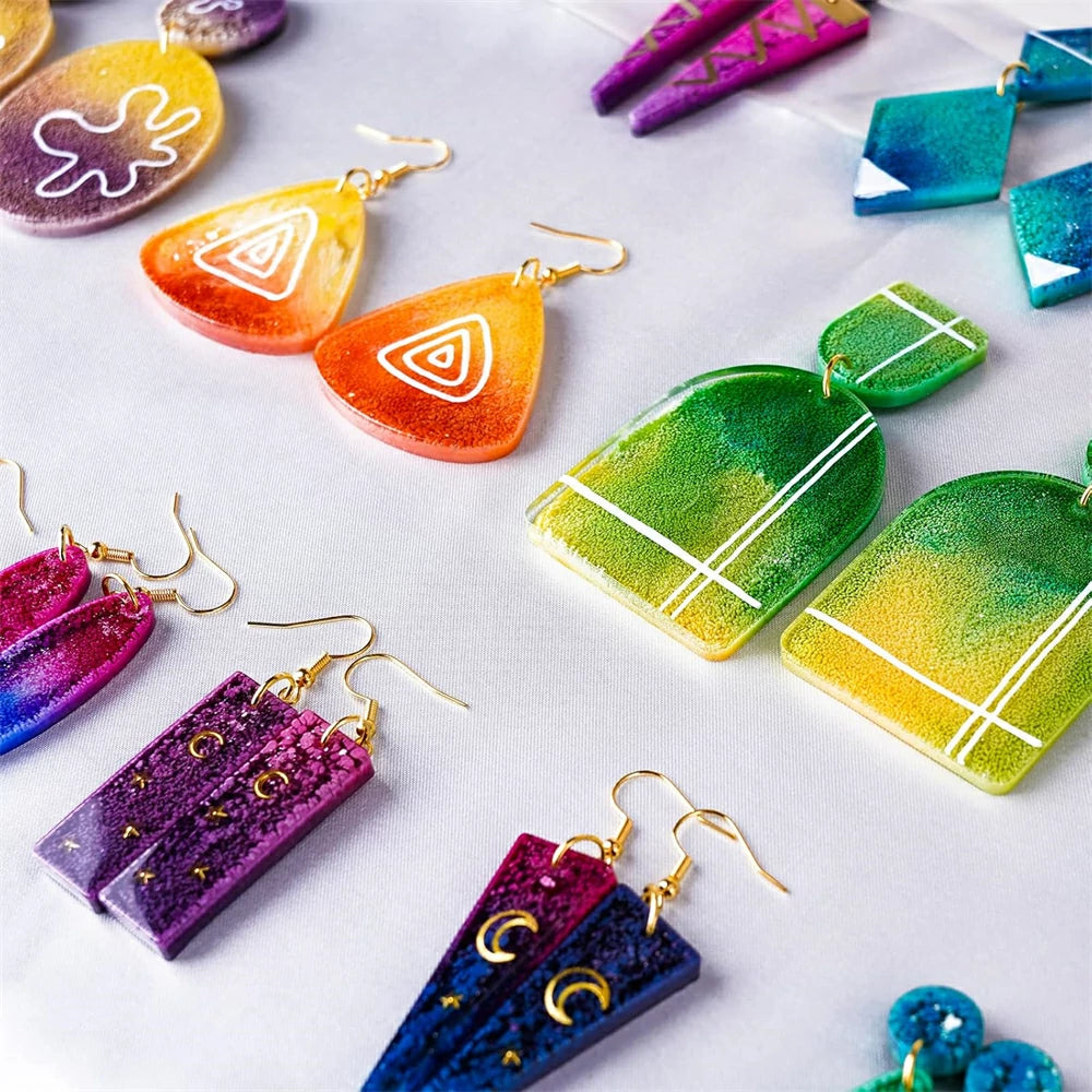 Earring Pendant Molds for UV Resin