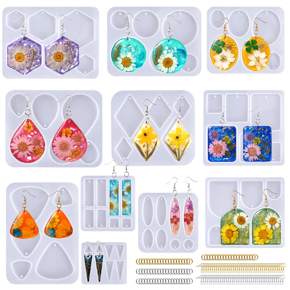 Earring &amp; Pendants Resin Molds