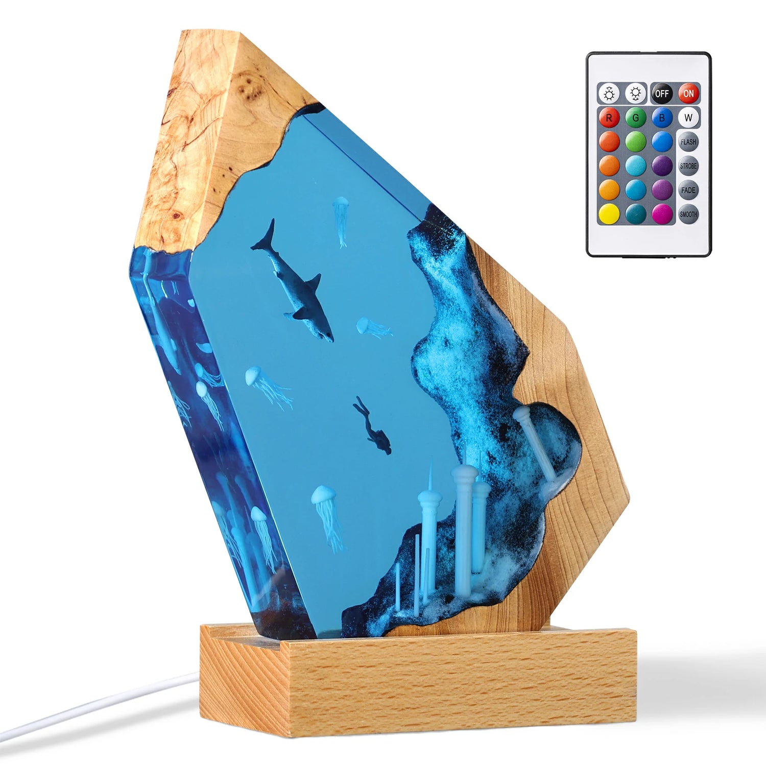 Epoxy Resin Table Lamp