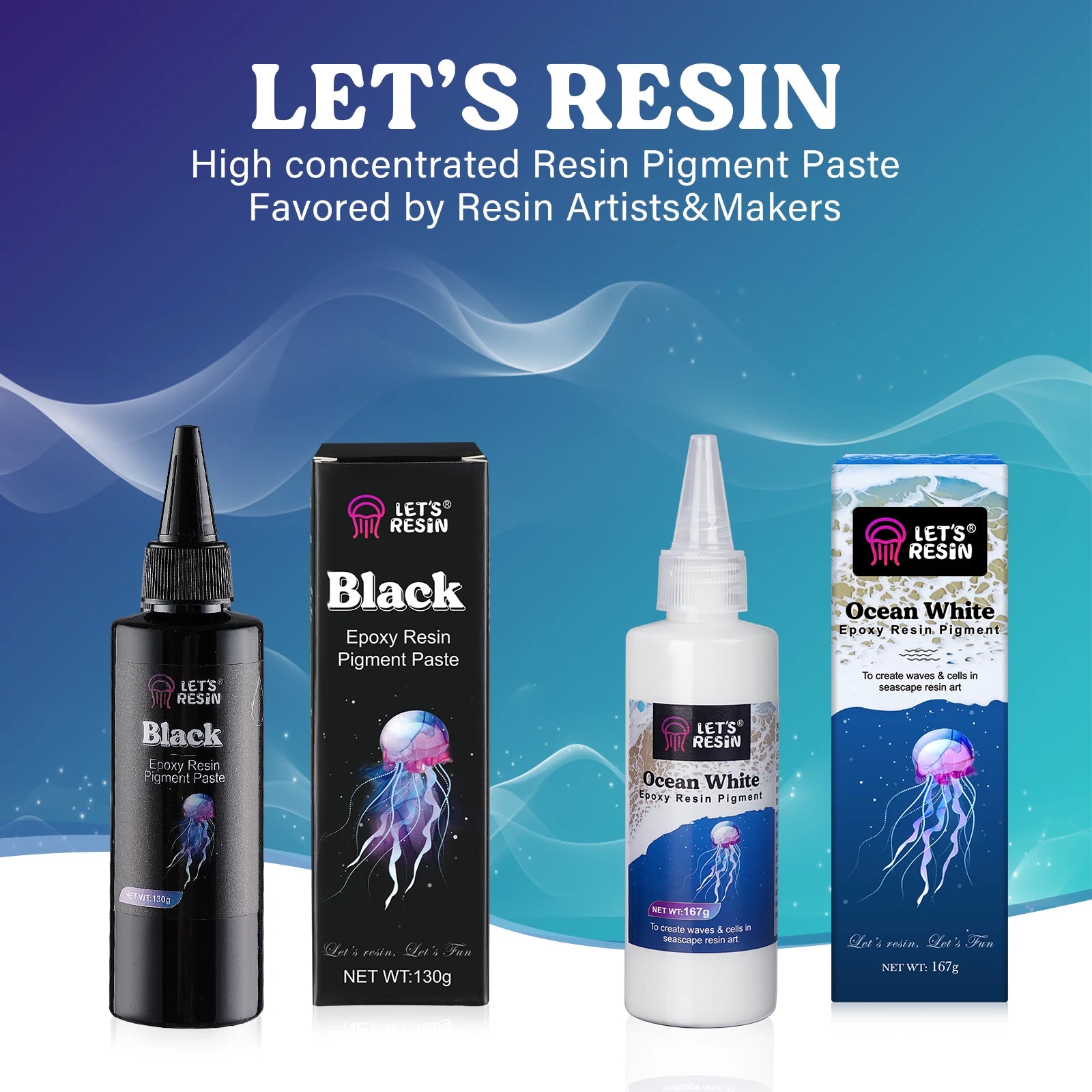 Black White Epoxy Resin Pigment