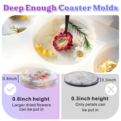 silicone coaster molds for resin