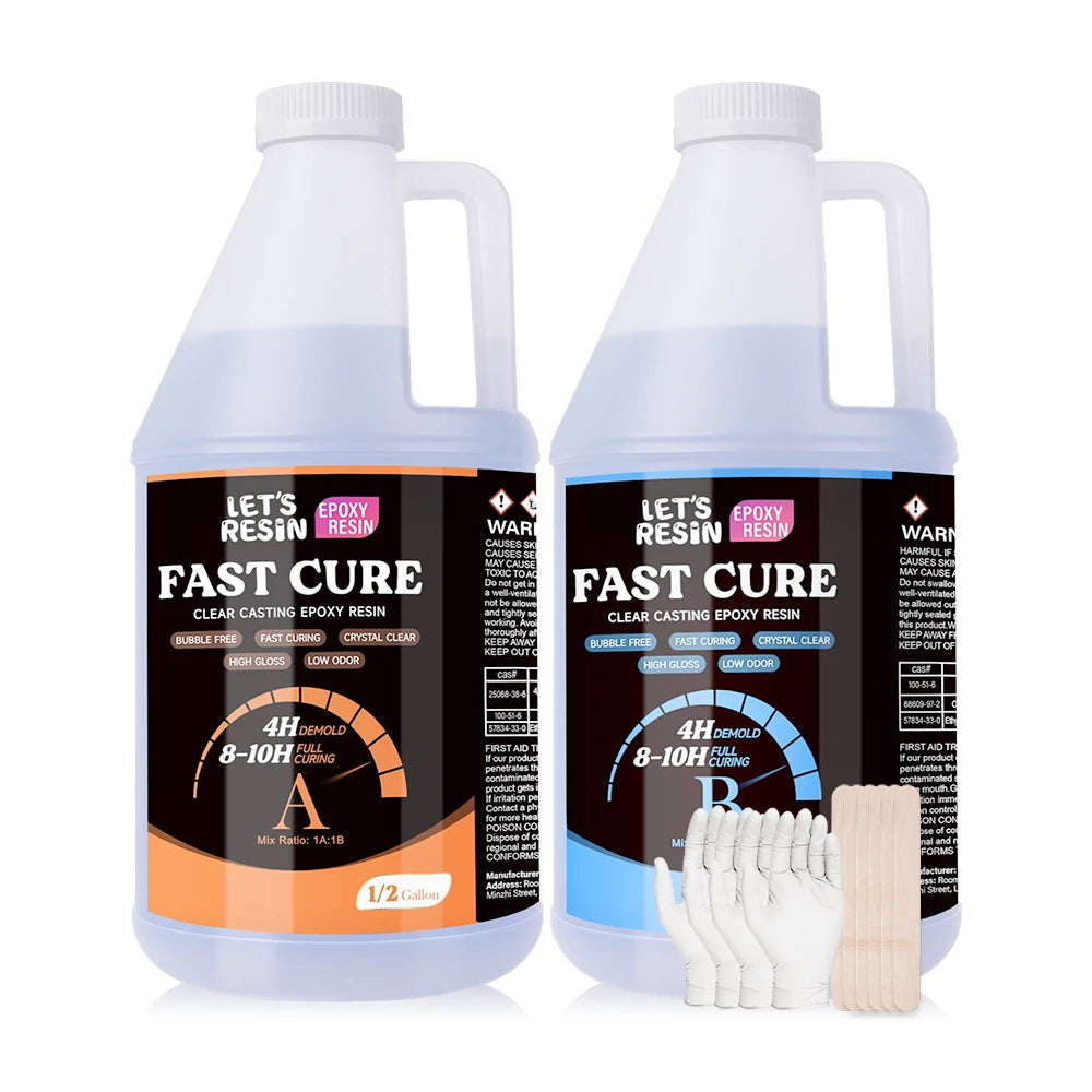 Curing Clear Fast Curing Resin Best Clear Casting Epoxy Resins - Demold in 4 Hours ...