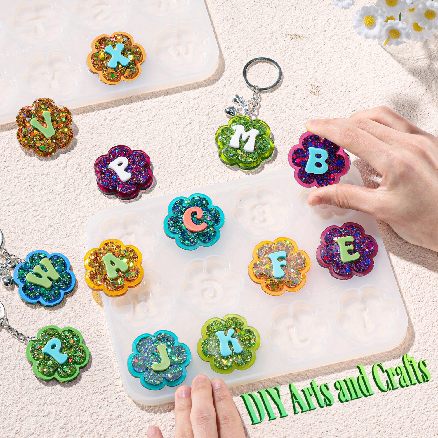 Keychain Molds for Resin Casting