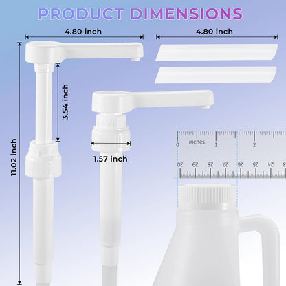 2pcs Large Resin Pump Dispenser