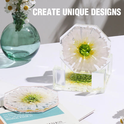 Geometric Shapes Coaster Resin Molds