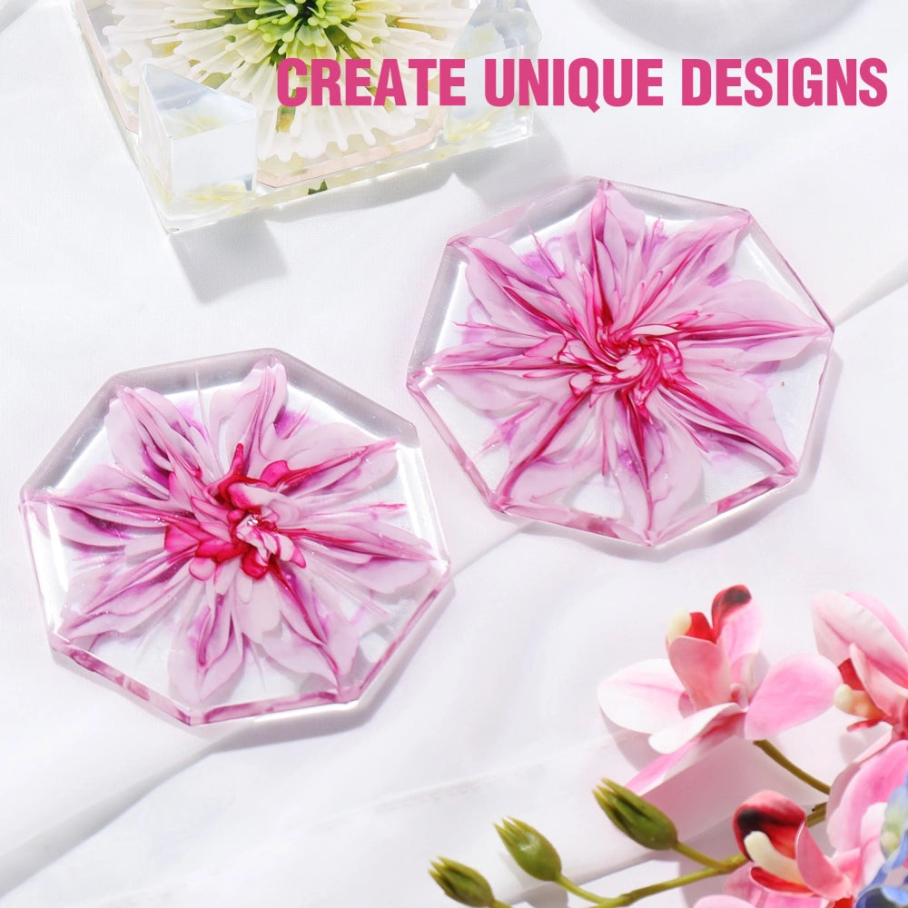 Geometric Shapes Coaster Resin Molds