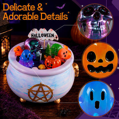 Ghost Pumpkin &amp; Skull Halloween Mold Set