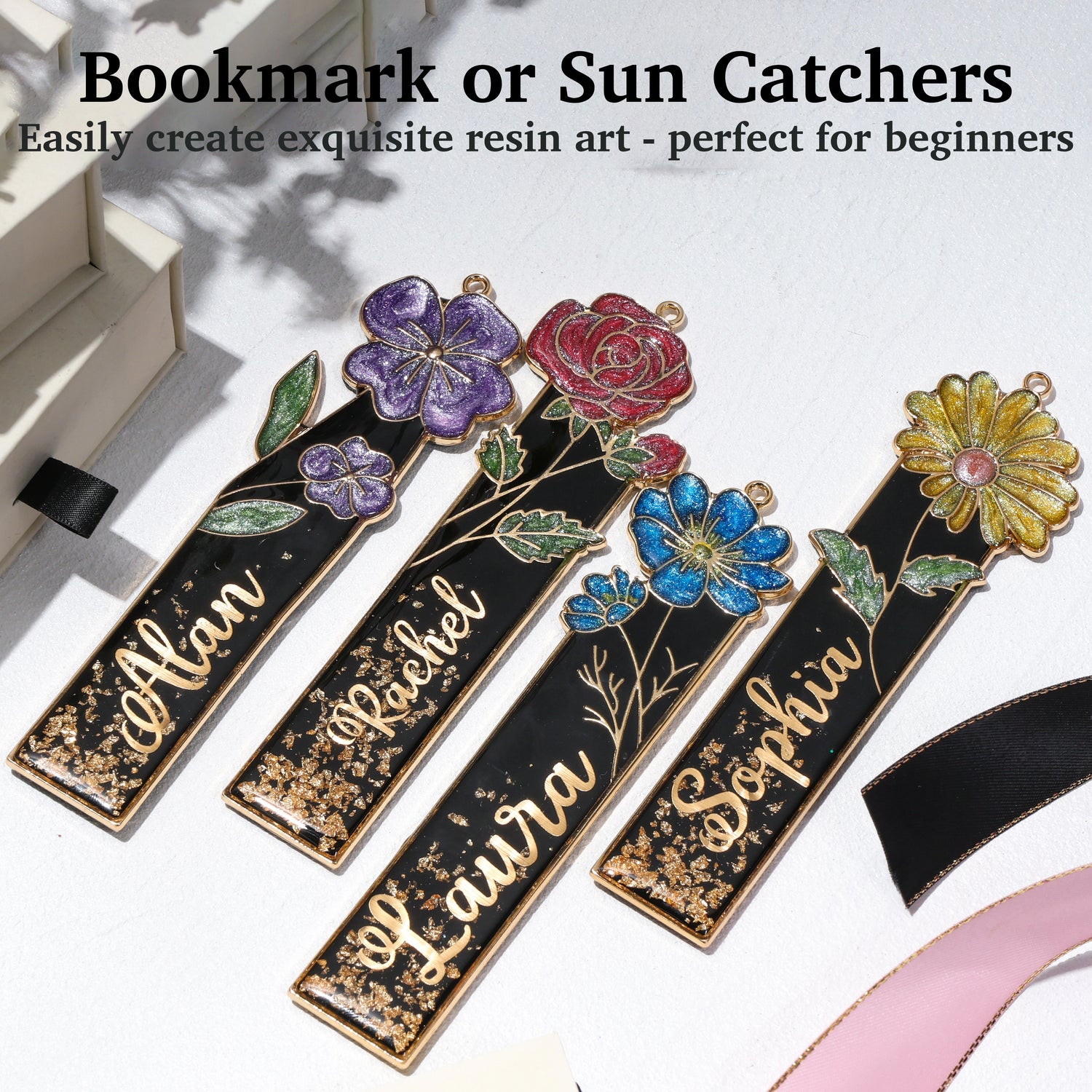 Gold Metal Bookmark Kit – BloomTop Series