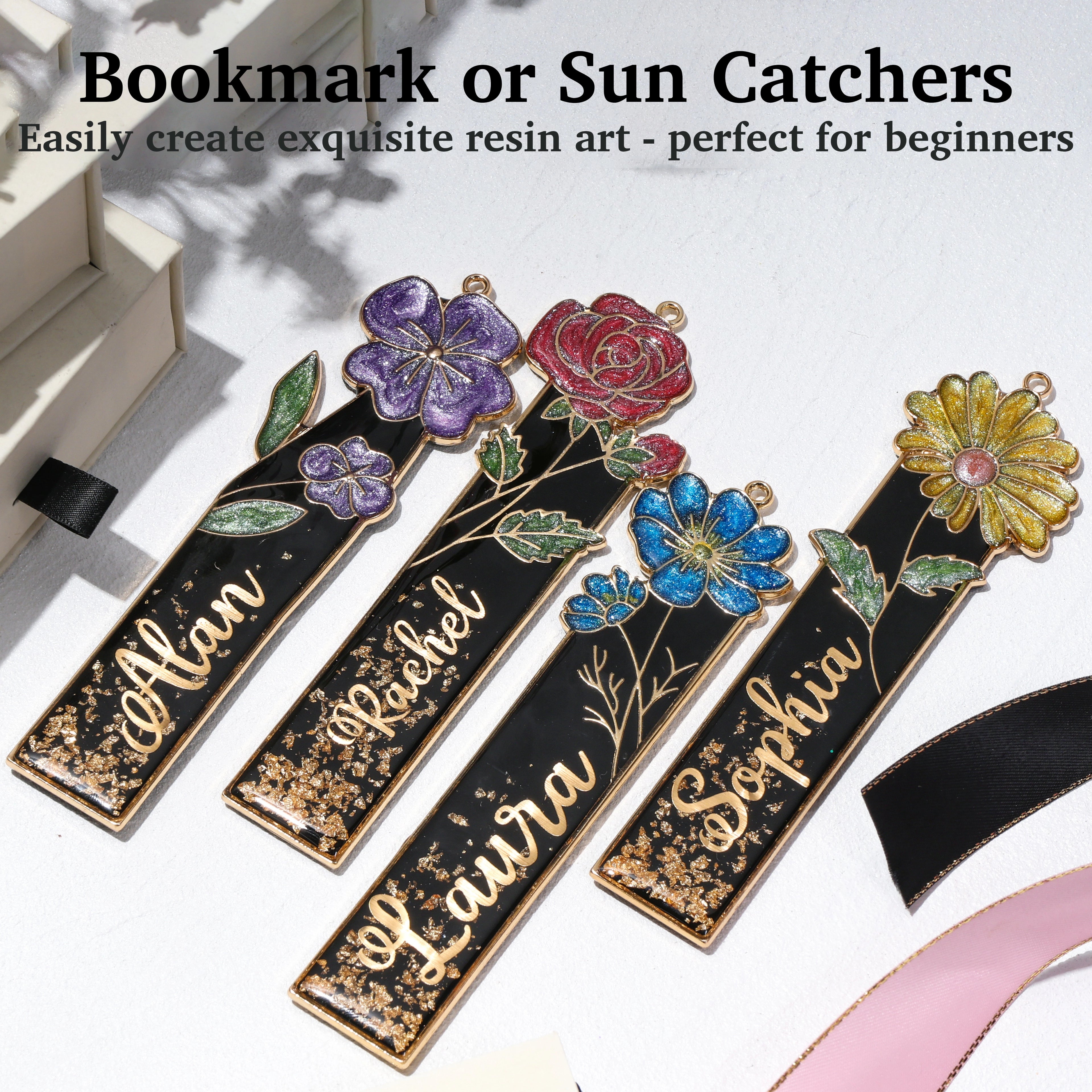 Gold Metal Bookmark Kit – BloomTop Series