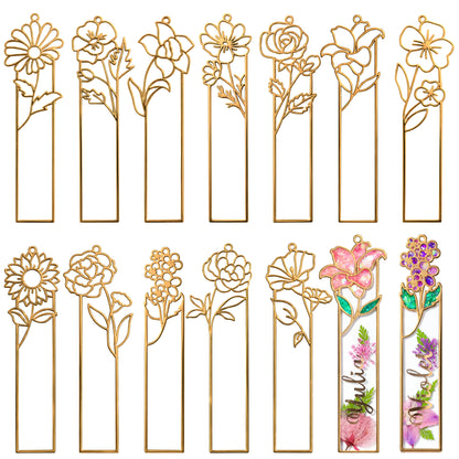 Gold Metal Bookmark Kit – BloomTop Series