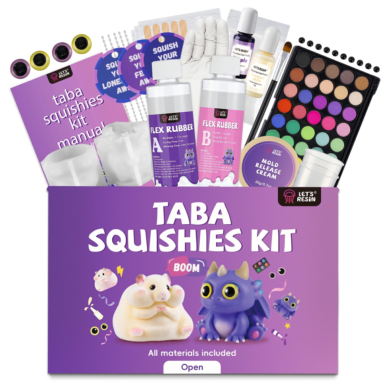 Hamster & Dragon Taba Squishy Kit