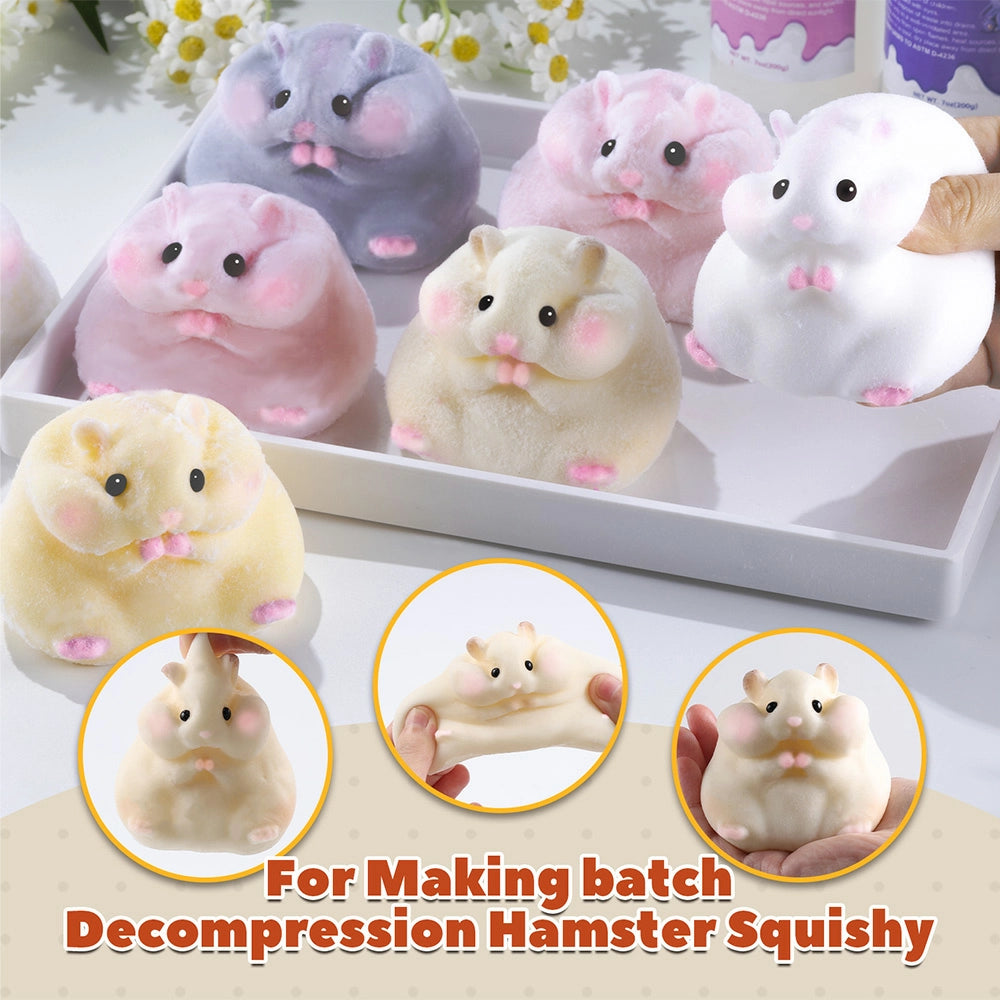 Hamster Squishy Molds For DIY Taba Toy Making